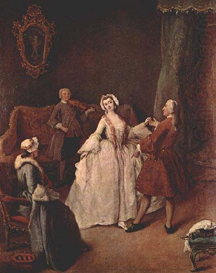 Pietro Longhi The Dancing Lesson china oil painting image